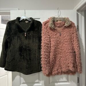 Sherpa pullover bundle size medium